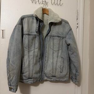 Pre love Reversible Denim Sherpa Jacket